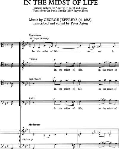 Mixed Chorus/Male Chorus (Alternative) & Organ