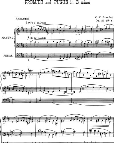 Prelude and Fugue No. 3 in B minor 