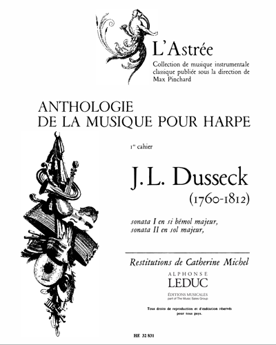 Anthologie de la Musique pour Harpe, Iᵉʳ Cahier