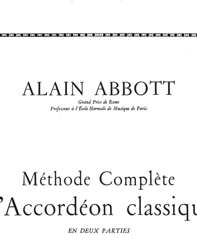 Méthode Compléte d'Accordéon Classique Volume 2
