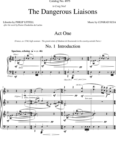 Opera Vocal Score