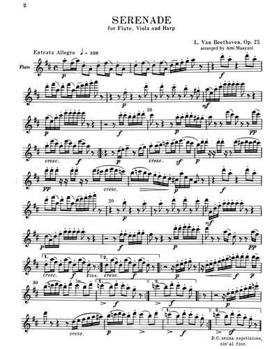 Serenade D-Dur, op. 25