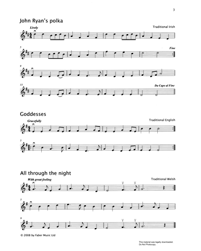 'John Ryan's Polka' & 'Goddesses' & 'All Through The Night' & 'Shaker Melody' & 'Helston Furry Dance' & 'The Bluebell of Scotland'