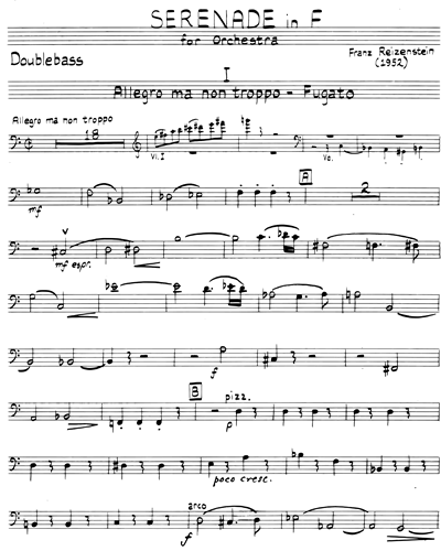 Serenade in F, op. 29a