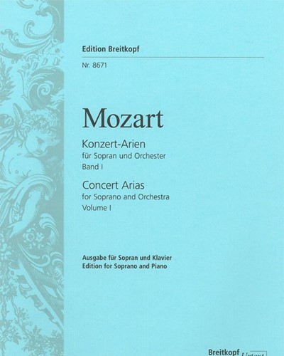 Complete Concert Arias for Soprano, Vol. 1