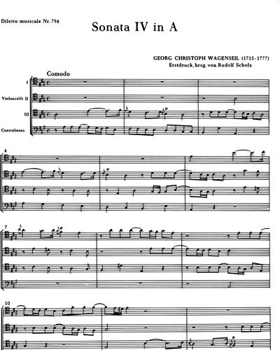 Sonata No.4 in A Major
