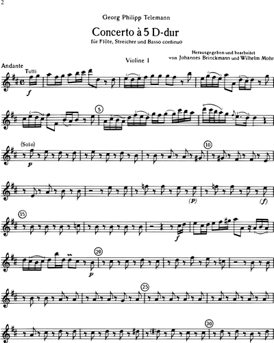 Concerto à 5 in D major