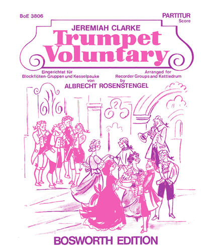 Trumpet Voluntary arranged for Recorder Groups and Kettledrum