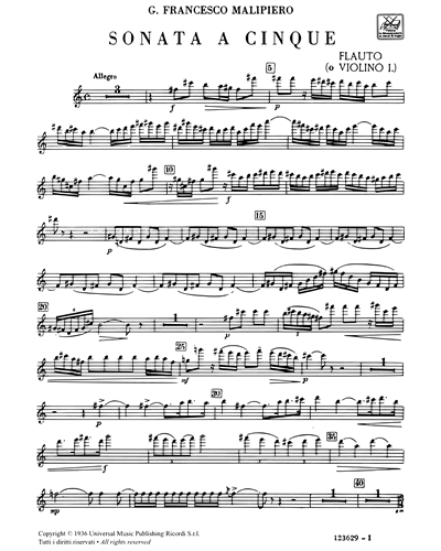Flute & Violin 1 (Alternative)