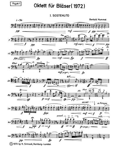 Wind Octet, op. 47