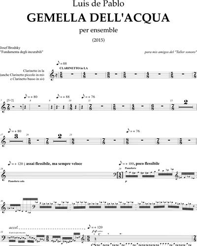 Clarinet in A/Clarinet in Eb/Bass Clarinet