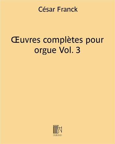 Œuvres complètes pour orgue Vol. 3