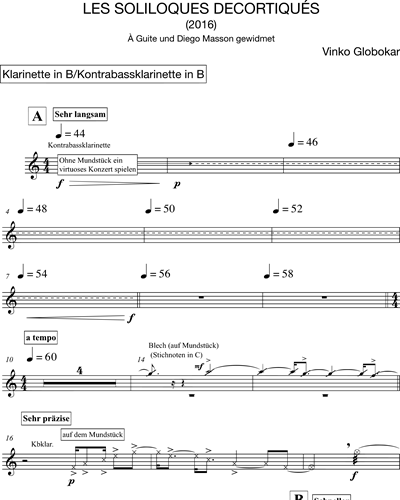 Clarinet/Contrabass Clarinet