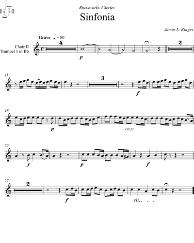 [Choir 2] Trumpet in Bb 1