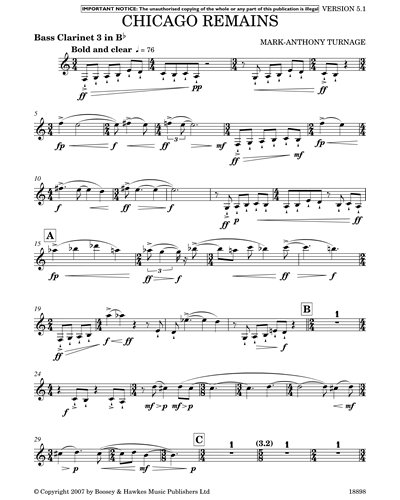 Bass Clarinet 3 in Bb