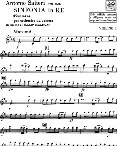 Sinfonia in Re "Veneziana"