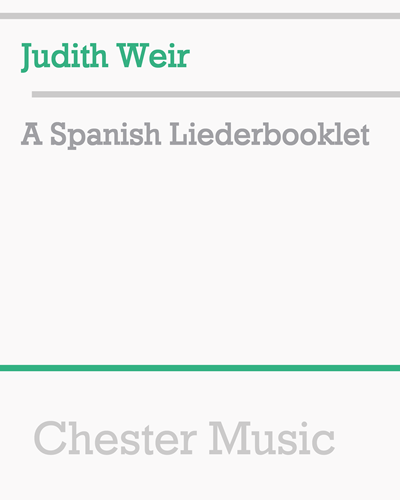 A Spanish Liederbooklet
