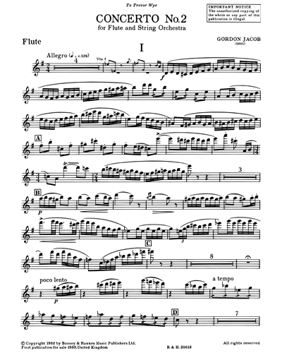 Concerto No. 2 for Flute & Piano