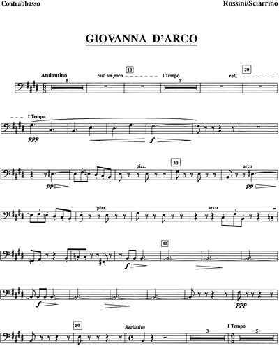 Gioachino Rossini Giovanna D Arco Sheet Music Nkoda
