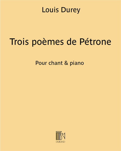 Trois poèmes de Pétrone