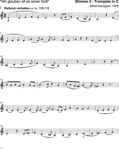 Trumpet in C 2 (Alternative)