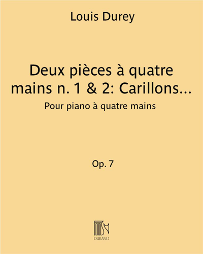 Deux pièces à quatre mains Op. 7 n. 1 & 2: Carillons - Neige