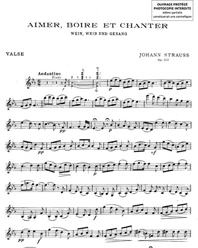 Dix valses célèbres pour violon
