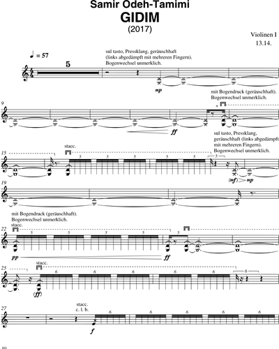 Violin 1 XIII-XIV