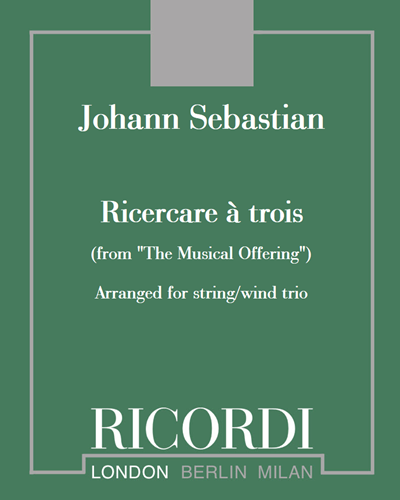 Ricercare à trois (from "The Musical Offering"), BWV 1079