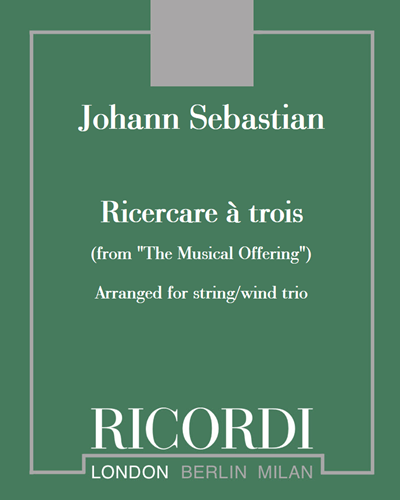 Ricercare à trois (from 'The Musical Offering'), BWV 1079