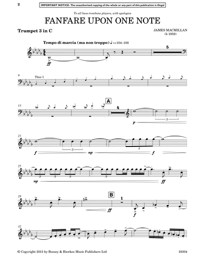 Trumpet 3 in C