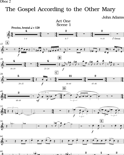 [Act 1] Oboe 2
