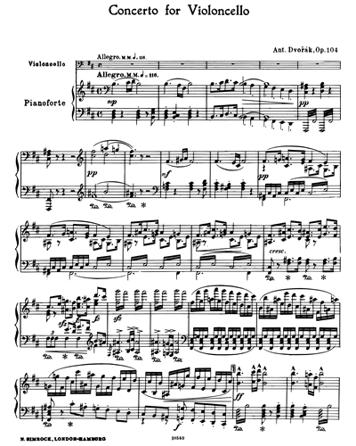 Cello Concerto in B minor, op. 104