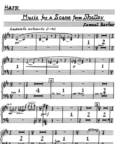 Music for a Scene from Shelley, Op. 7