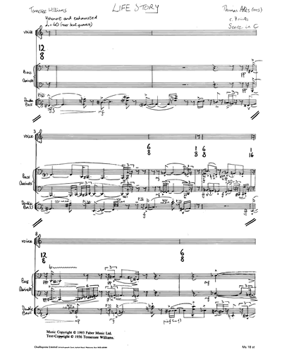 Soprano & Bass Clarinet 1 - 1 & Bass Clarinet 2 - 1 & Double Bass