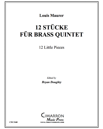 12 Little Pieces for Brass Quintet