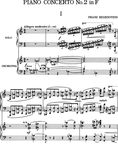 Concerto n. 2 in F for piano and orchestra