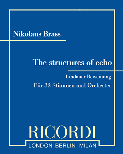 The structures of echo (lindauer beweinung)