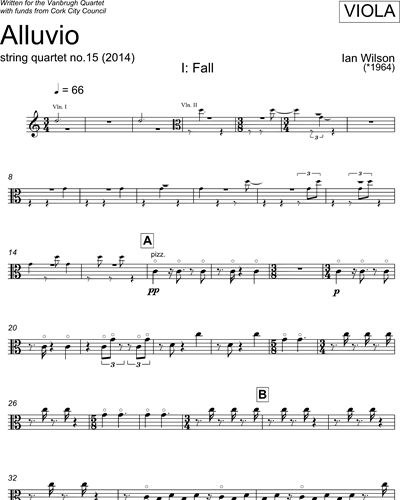 String quartet n.15 "Alluvio"