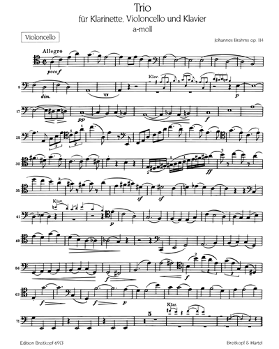 Trio a-moll op. 114
