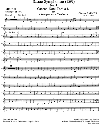 [Choir 2] Trumpet in C 2