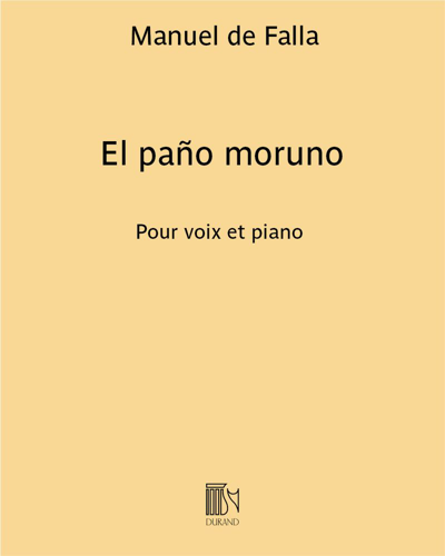El paño moruno (extrait n. 1 de "Siete canciones populares espanoles")