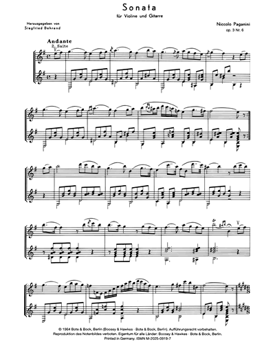 Sonata E Minor op. 3/6