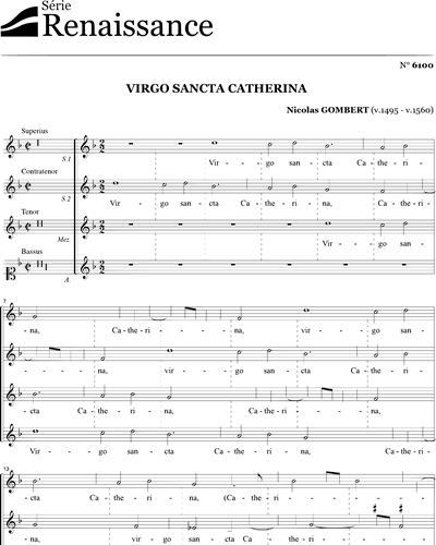 Virgo Sancta Catherina