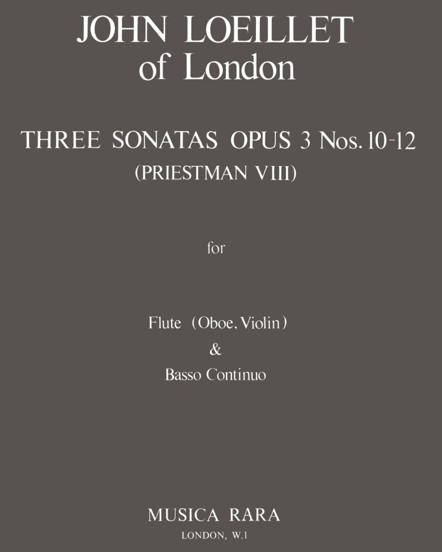 6 Sonaten aus op. 3, Nr. 10 - 12 