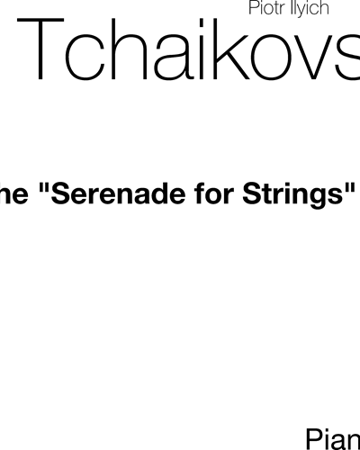 Waltz (from the "Serenade for Strings, op. 48")