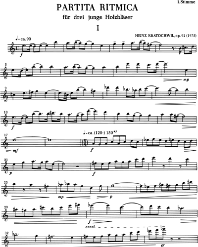 Partita Ritmica, op. 92