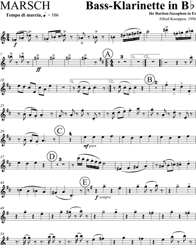 Baritone Saxophone (Alternative)