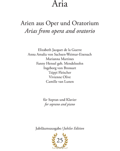 Arien aus Oper und Oratorium