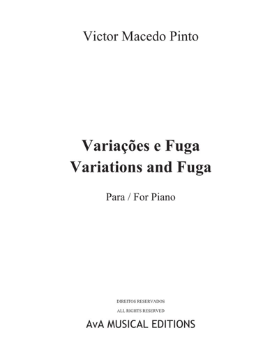 Variations and Fugue